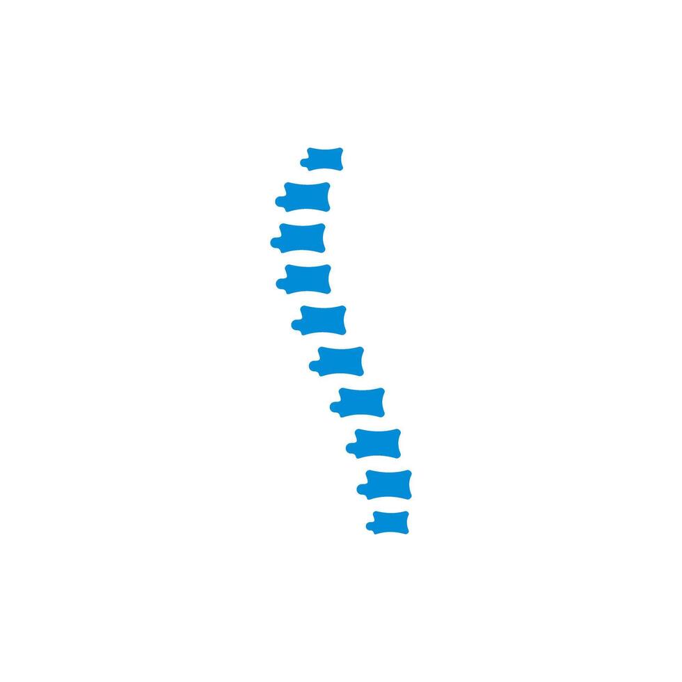 Abstract spine logo template, chiropractic logo design. Suitable for your design need, logo, illustration, animation, etc. vector