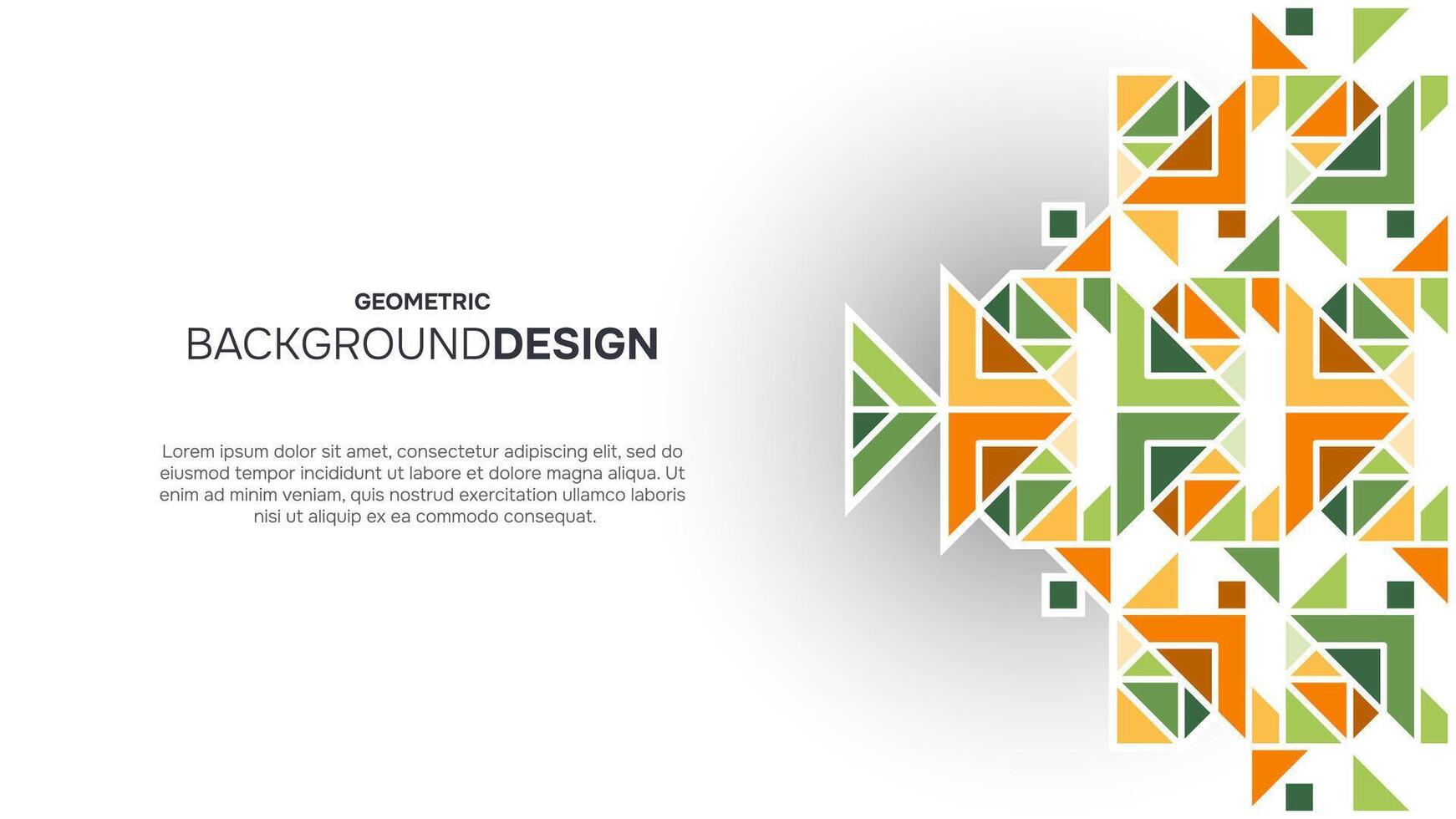 Abstract colorful geometric mosaic pattern background vector