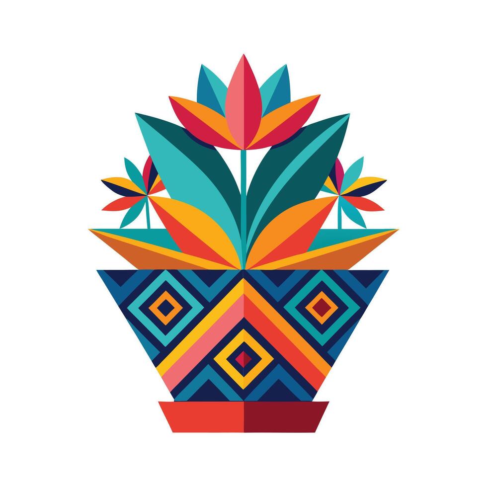Flowerpot Houseplant Illustration vector
