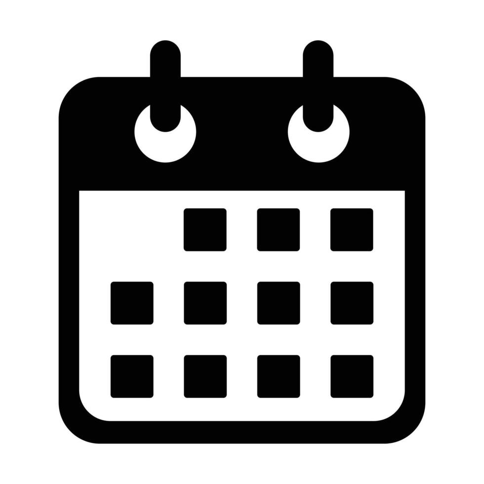 Calendar icon, day vector