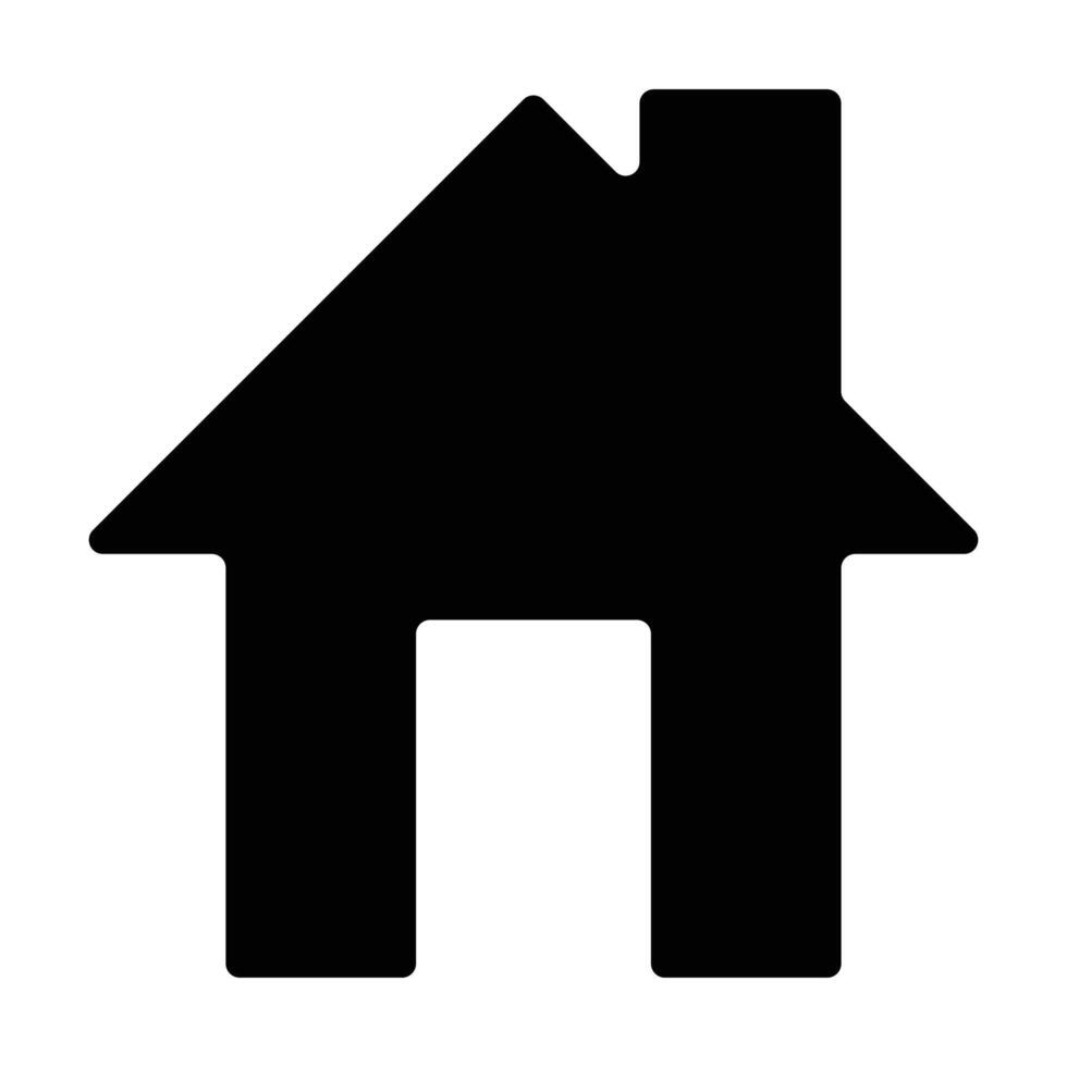 Home icon, house vector