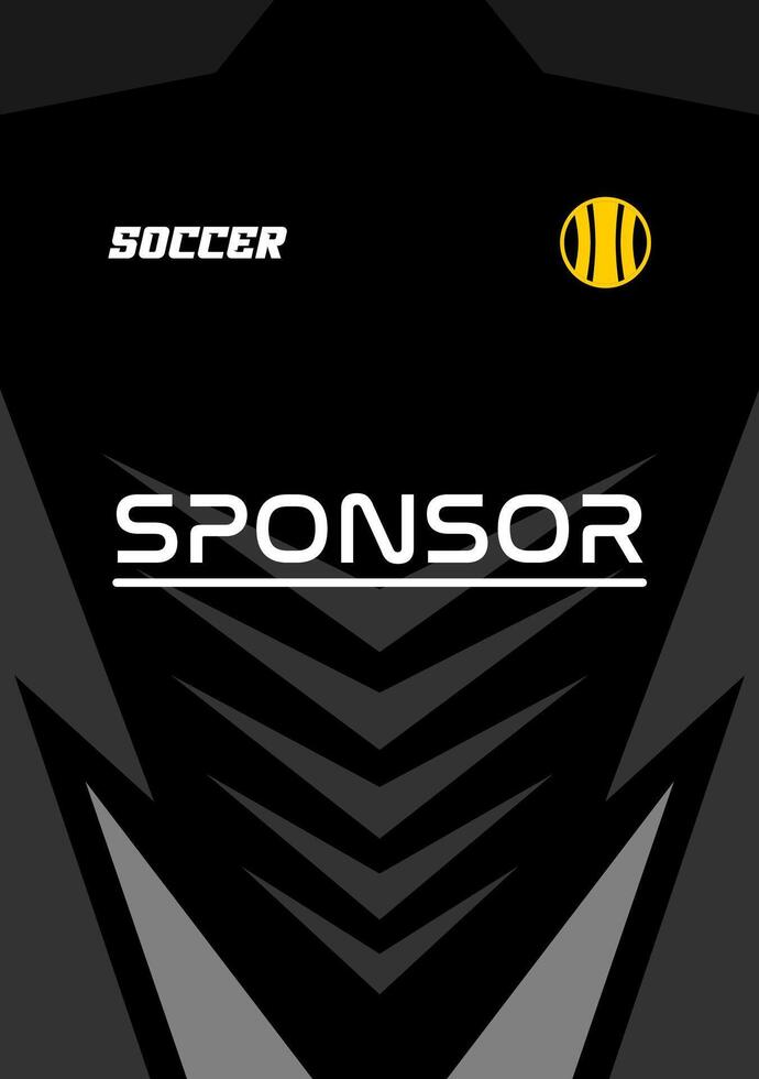 Jersey design template for sublimation vector