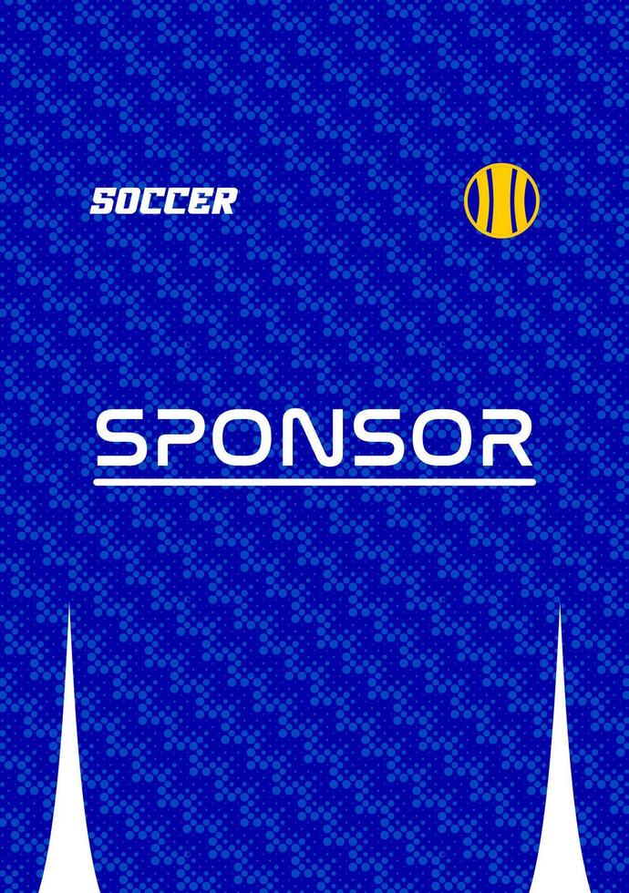 Jersey design template highquality for sublimation vector