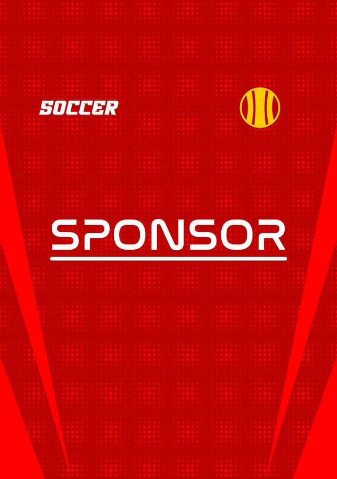 Jersey design template highquality for sublimation vector