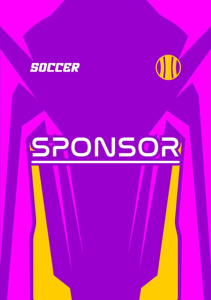 Jersey design template highquality pattern vector