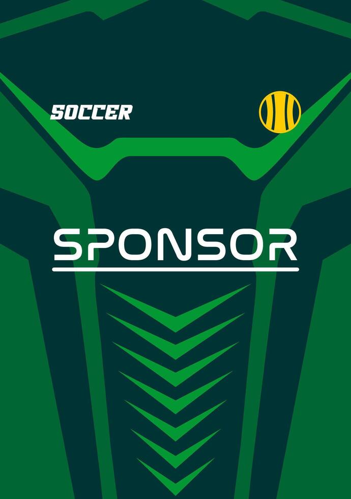 Jersey design template for sublimation vector
