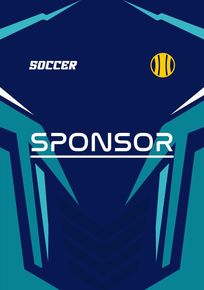 Jersey design template highquality pattern vector