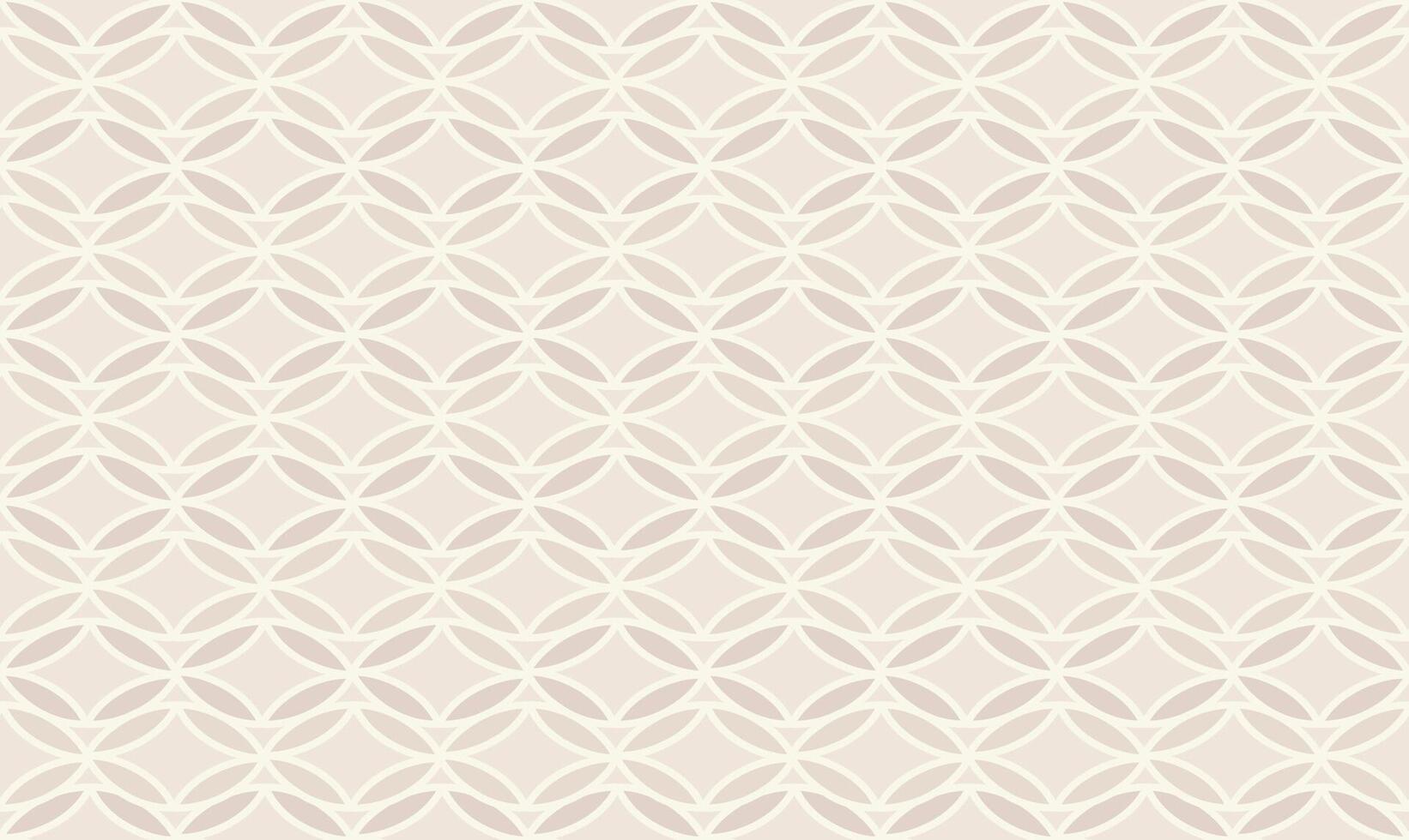 Seamless pattern with artistic floral ornamental lines. Flourish geometric minimal retro backdrop. Lines petals. Good for fabric, textile, wallpaper or package background design vector