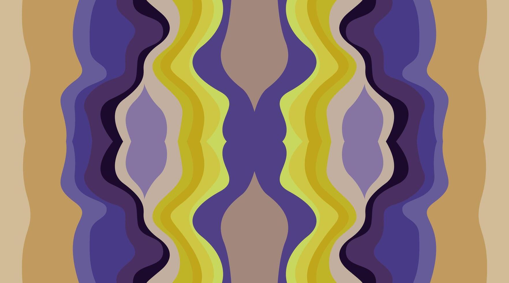 Abstract Waves Background with Dynamic Patterns vector