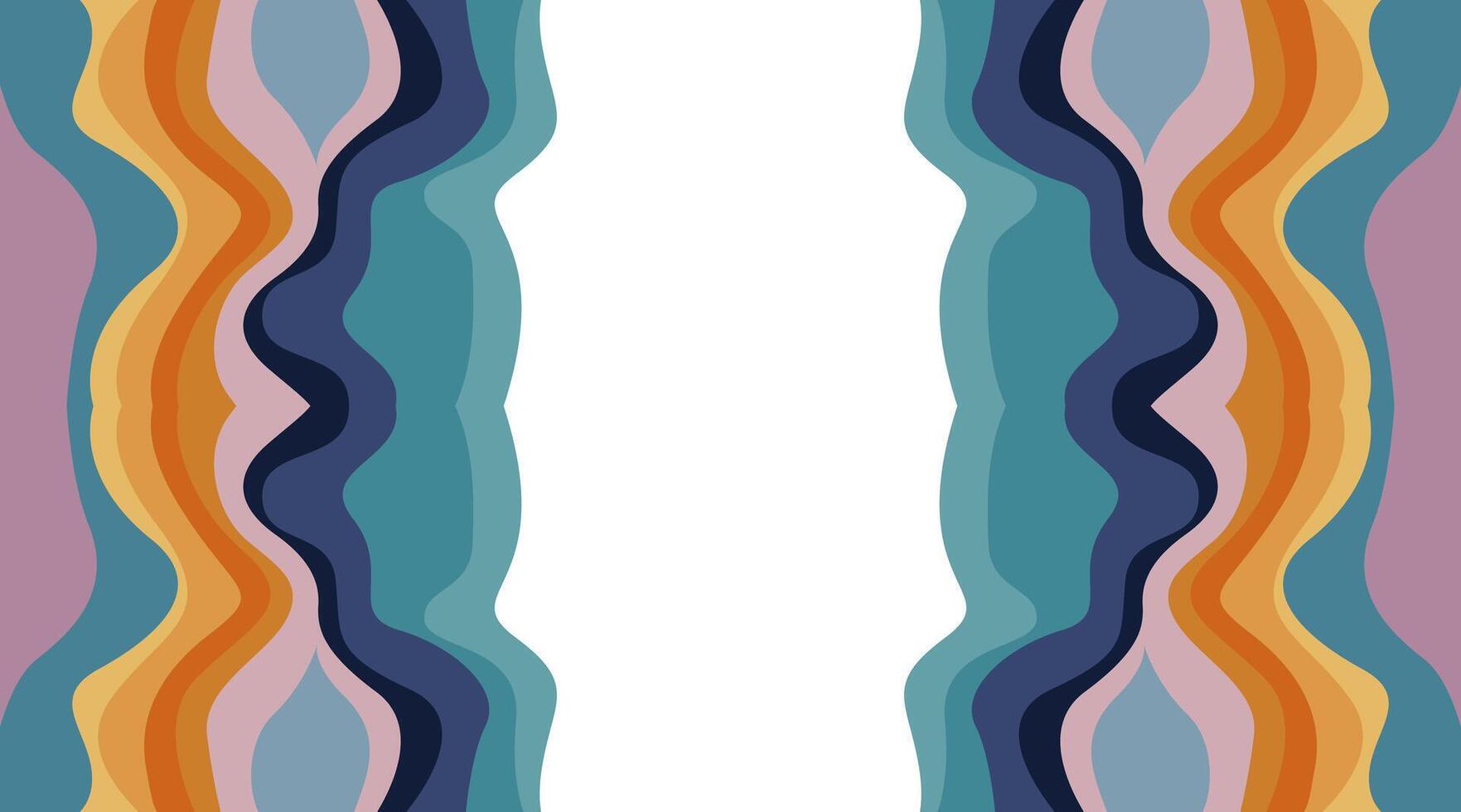 Abstract Waves Background with Dynamic Patterns vector