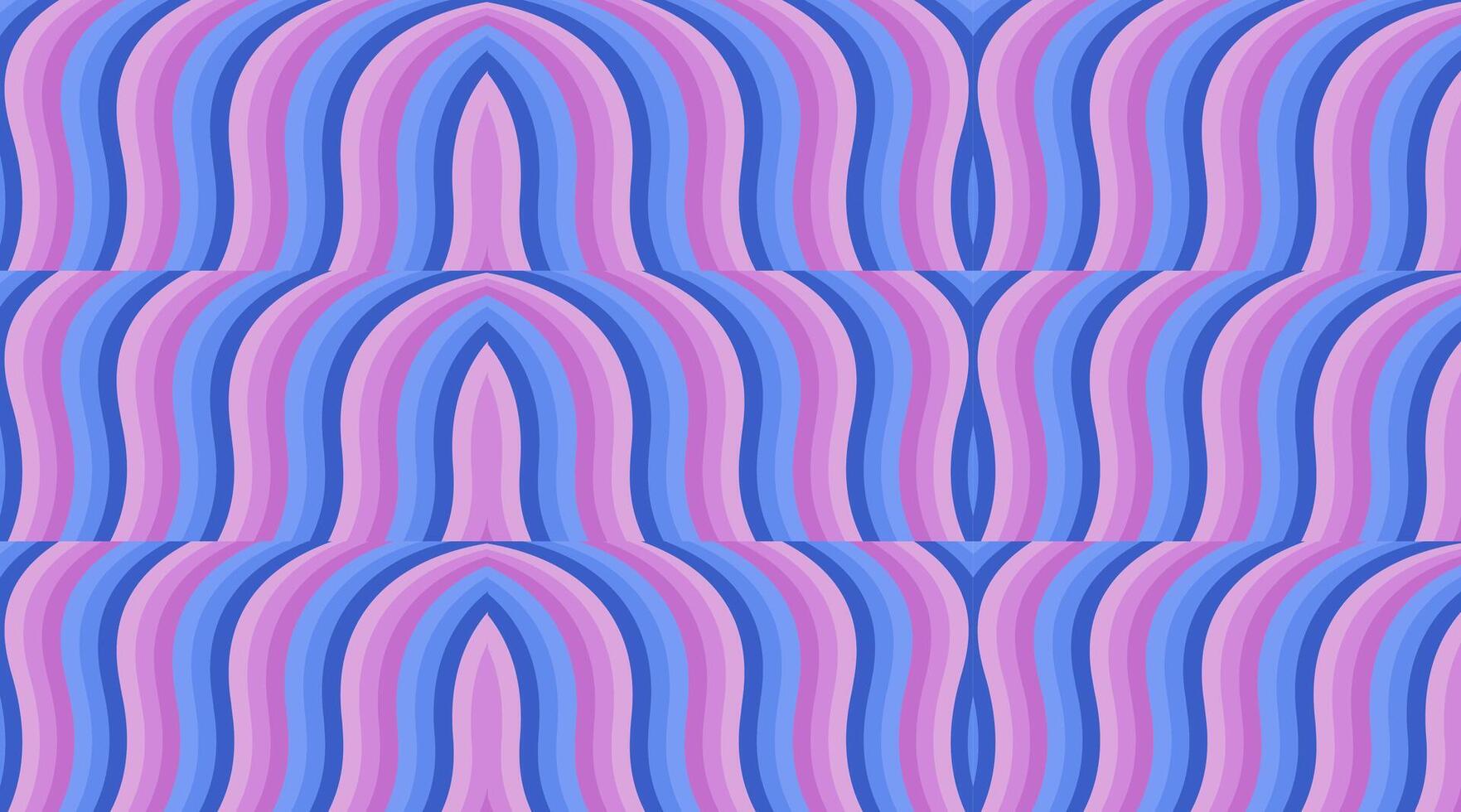 Abstract Waves Design with Flowing Patterns vector