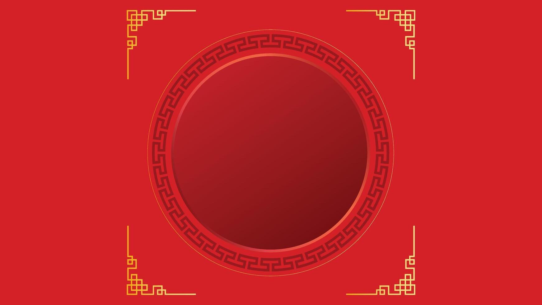 Chinese abstract oriental and traditional decoration illustration background vector
