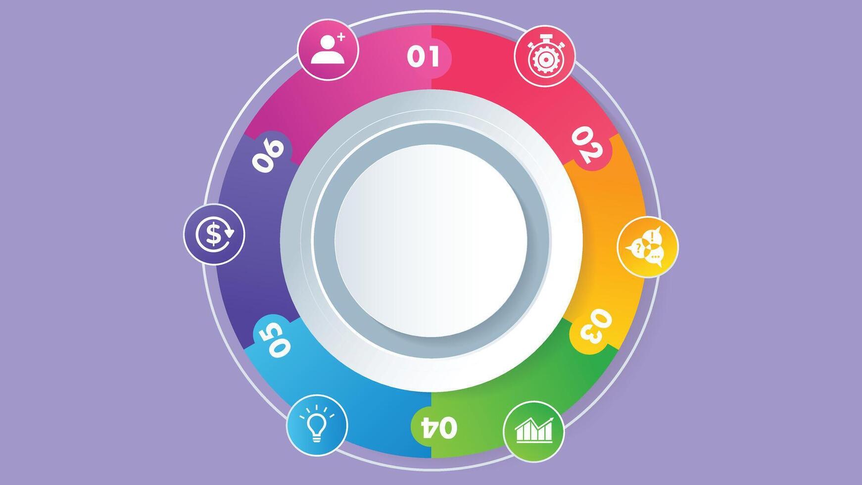 Abstract Infographics template with tabs illustration vector