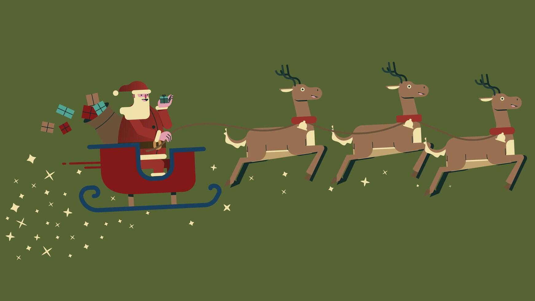 Christmas decoration and celebration ornament illustration Icons vector