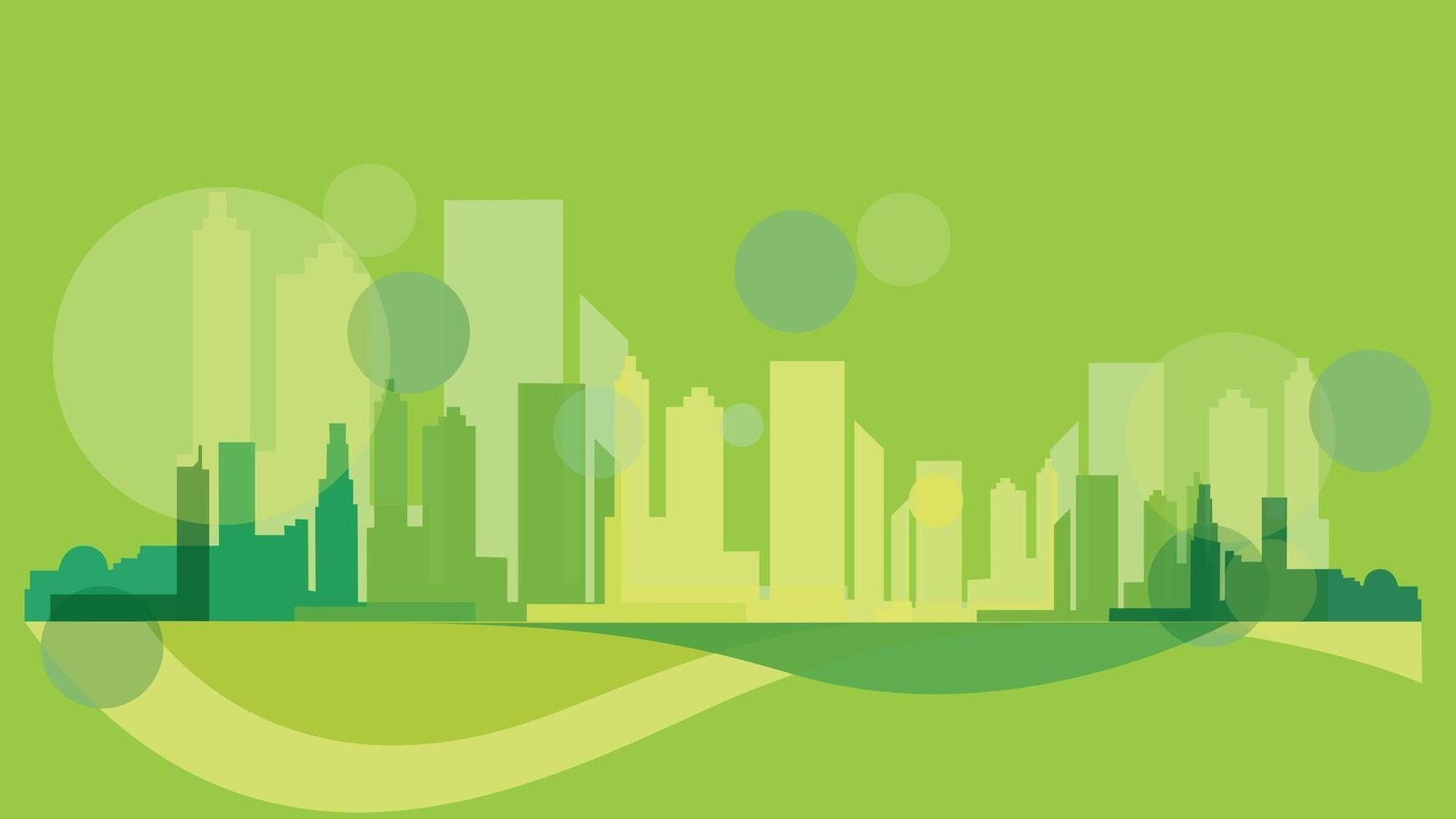 City Skyline sky scrapper illustration background vector