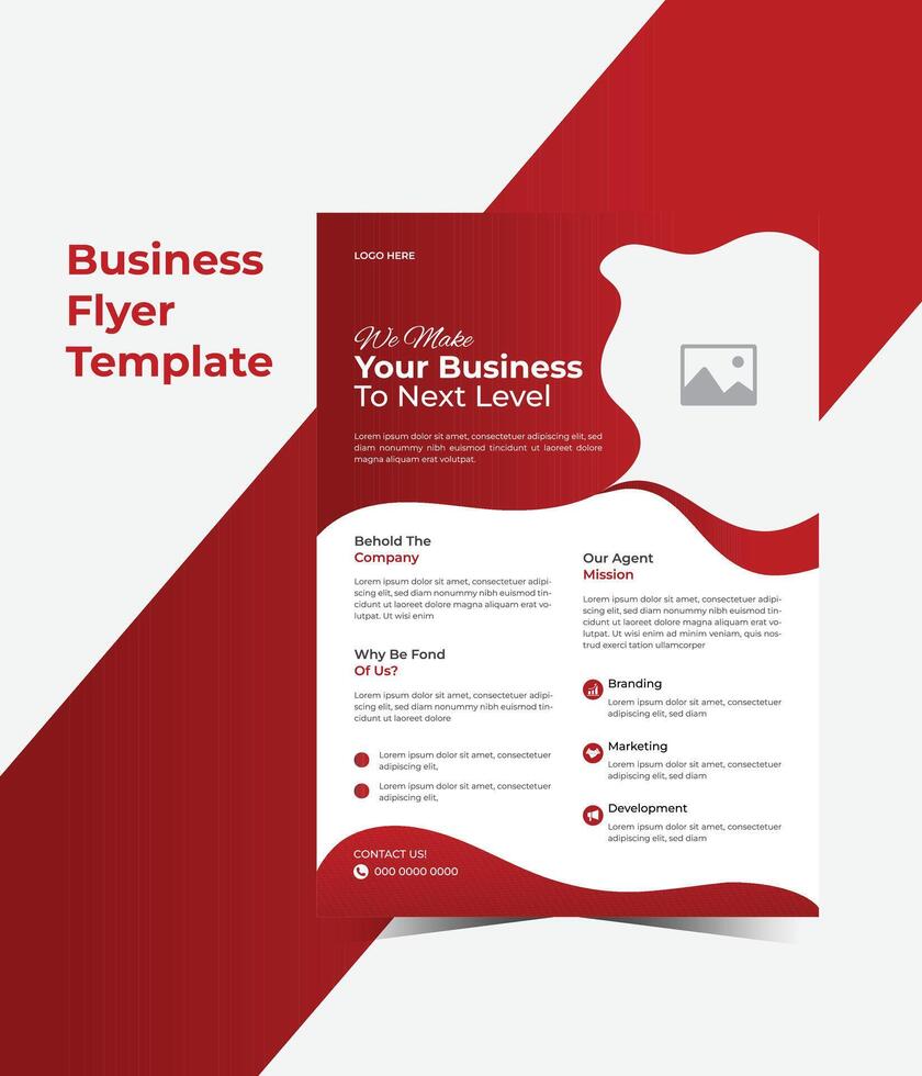 Corporate Professional Business Flyer design vector