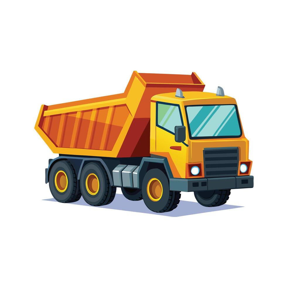 Realistic Truck Illustration vector