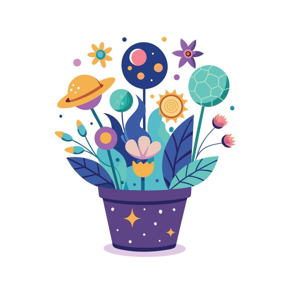 Flowerpot Houseplant Illustration vector