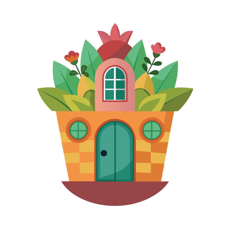 Flowerpot Houseplant Illustration vector