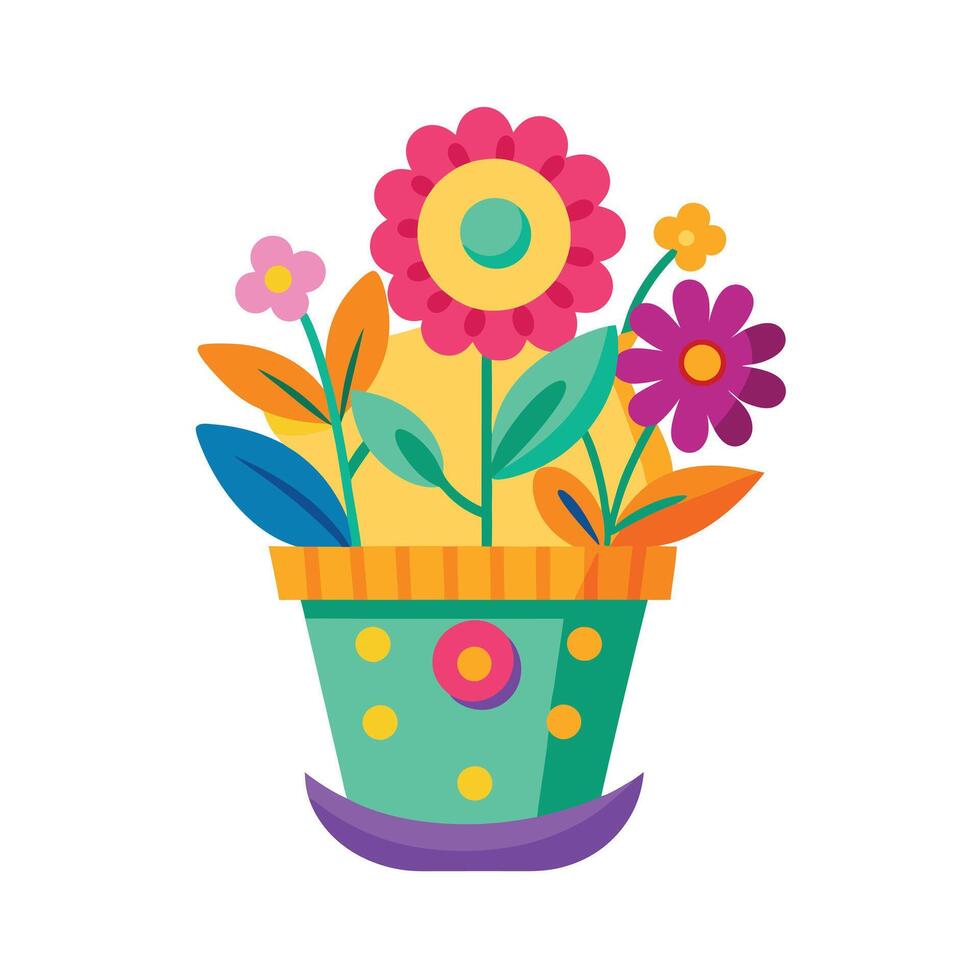 Flowerpot Houseplant Illustration vector