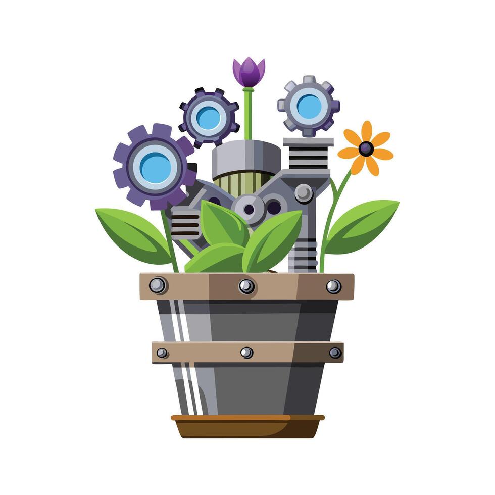 Flowerpot Houseplant Illustration vector