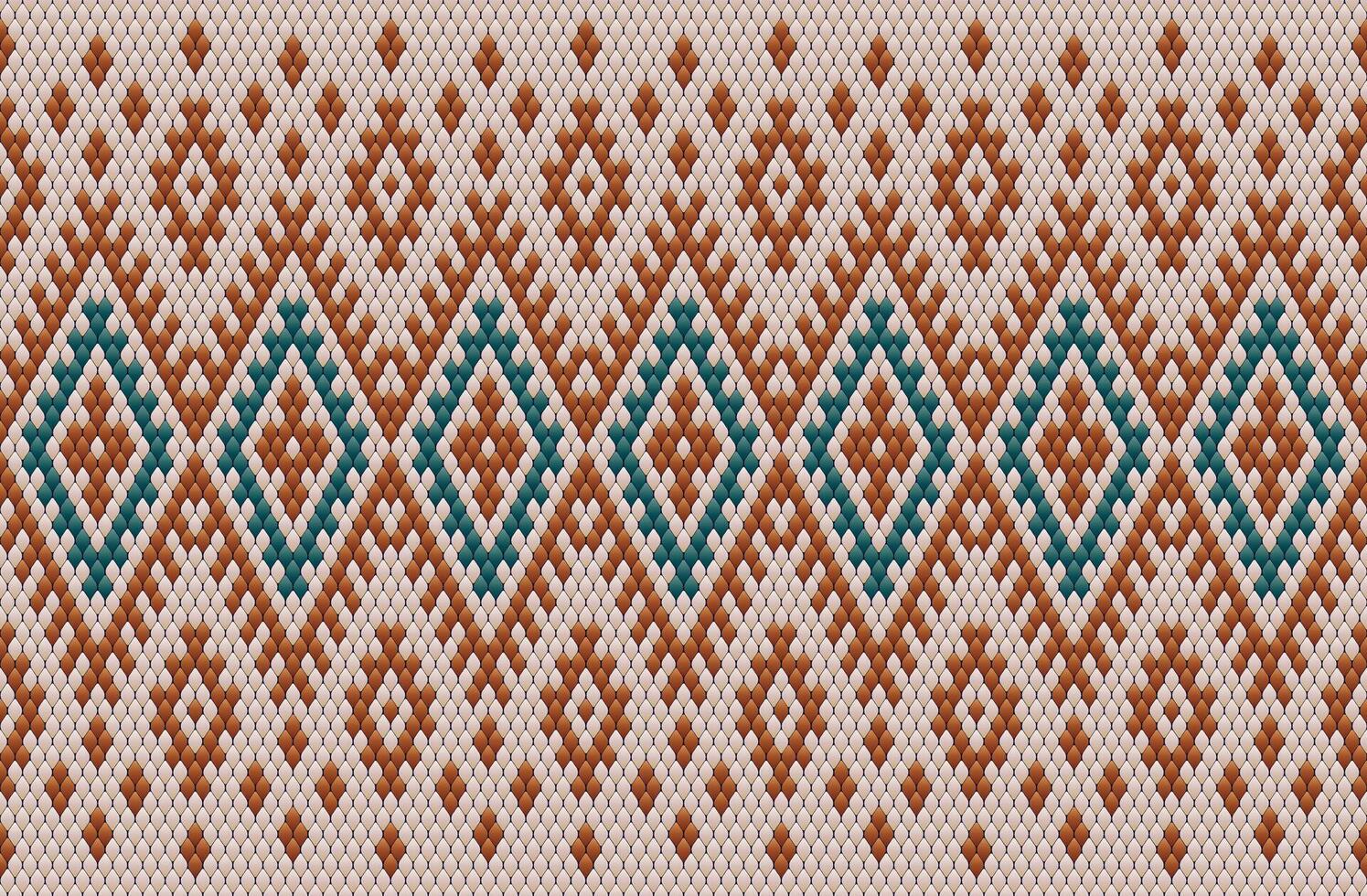 Knitted pattern seamless fabric brown color tone. traditional knitted pattern ethnic style. Designed for background ,wallpaper ,carpet ,clothing ,knitted pattern ,fabric ,pixel art ,textile vector