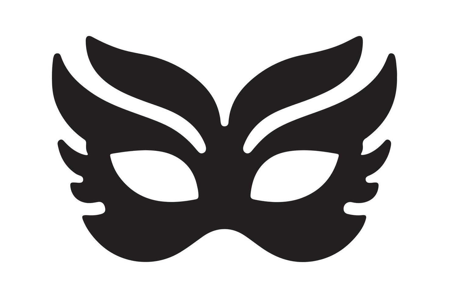 Clean Mask Silhouette Icon Art Design vector