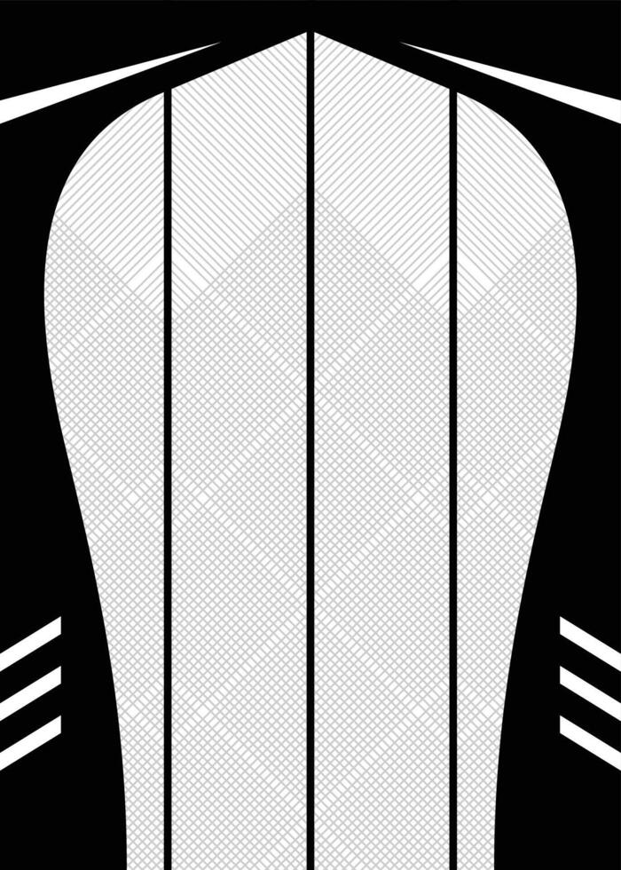 Jersey printing design template with black lines and lists background. Background illustration vector