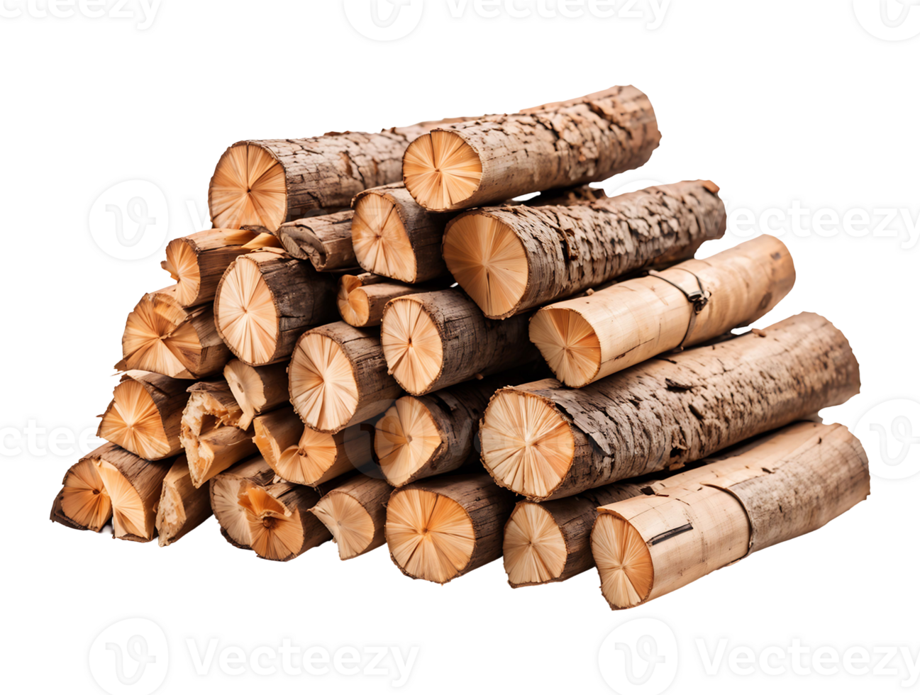 Firewood Kindling Isolated on Transparent Background png
