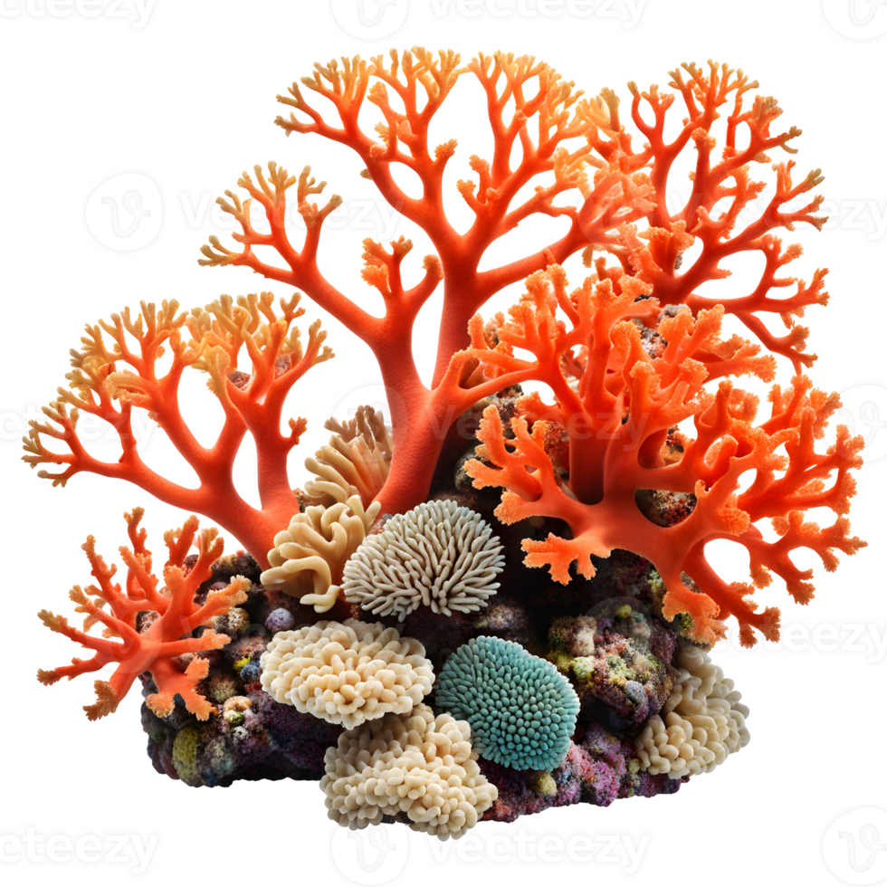 Coral Reef Isolated on Transparent Background png