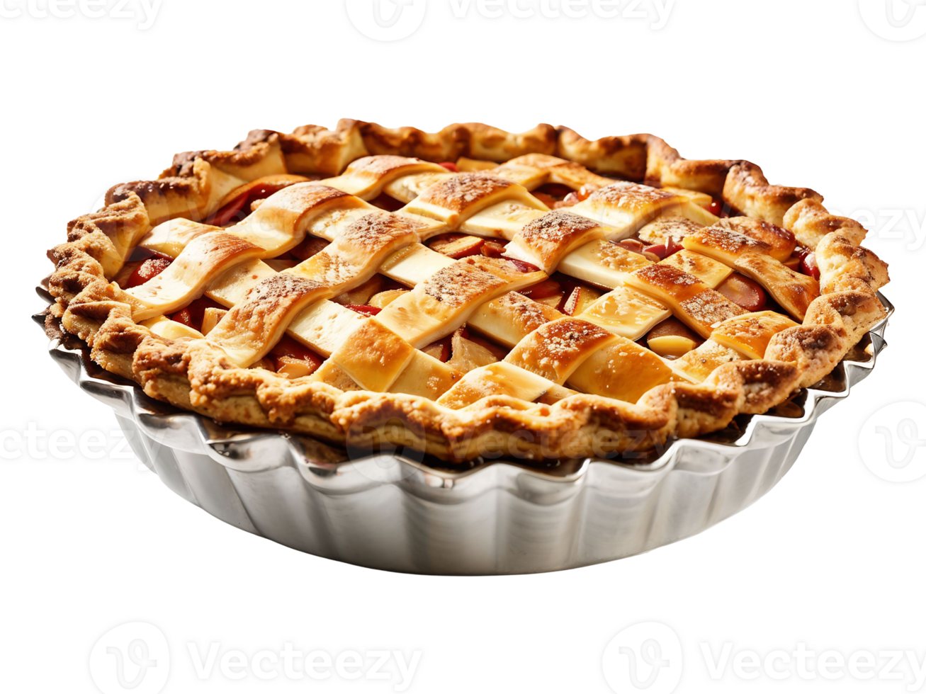 Apple Pie Isolated on Transparent Background png