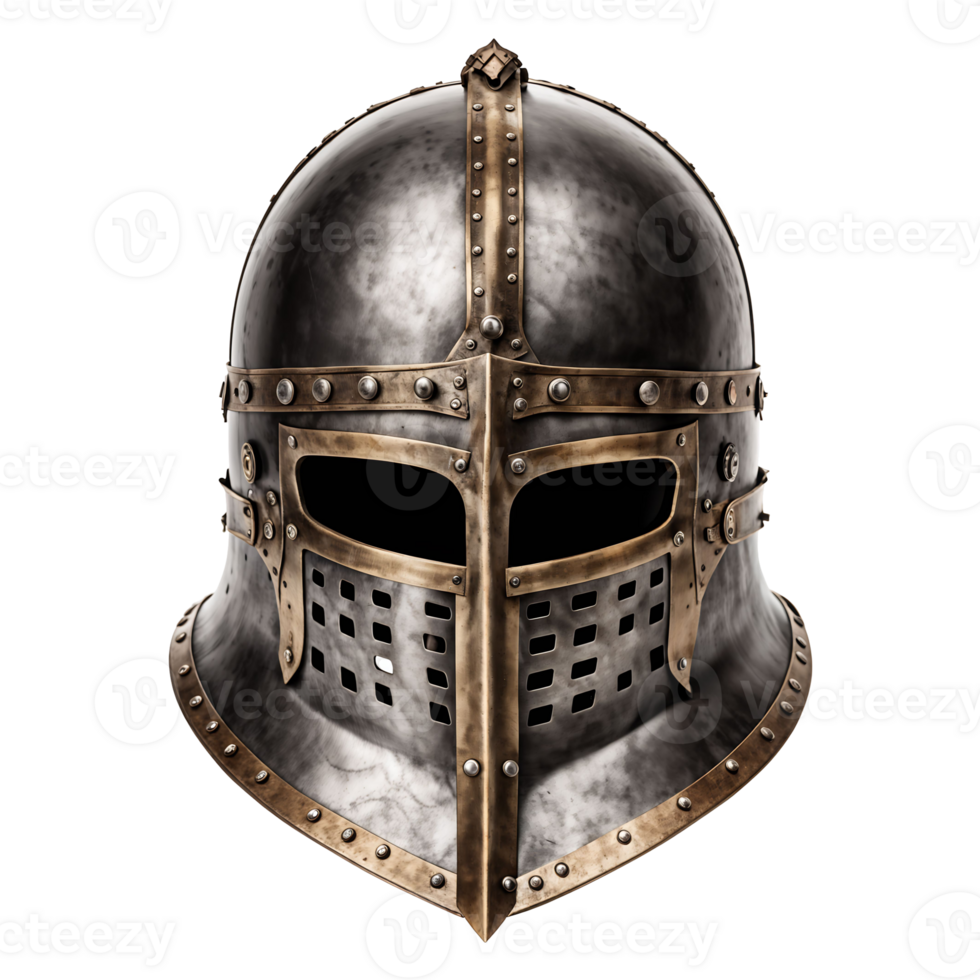 Medieval Helmet Isolated on Transparent Background png