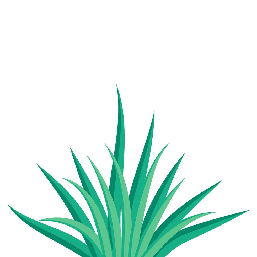 Flat Grass Illustration vector