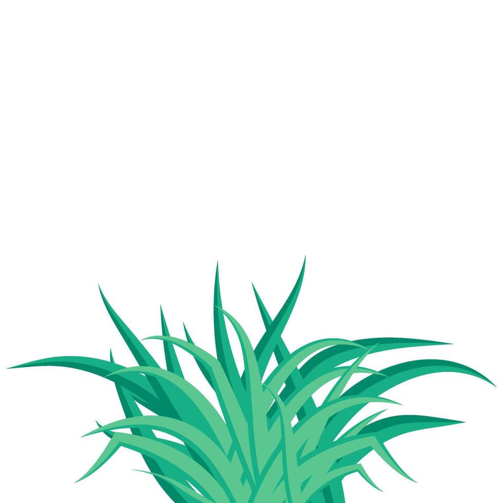 Flat Grass Illustration vector