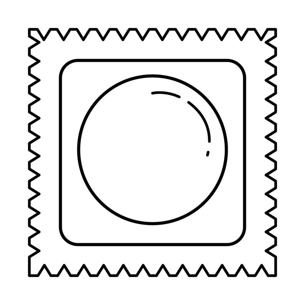 Condom icon on white background. vector