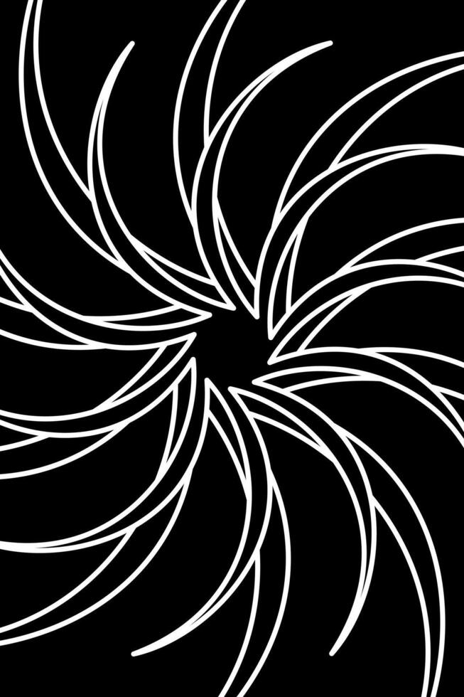 flower line abstract background illustration art vector