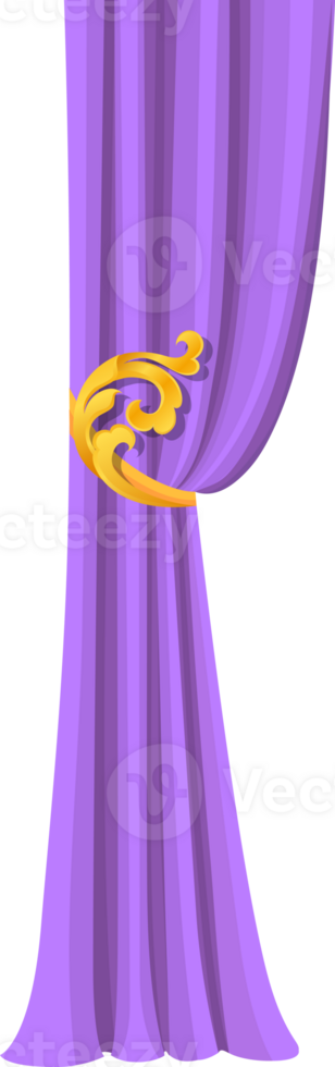Purple Decorative silk cloth, Curtains Purple vintage. png