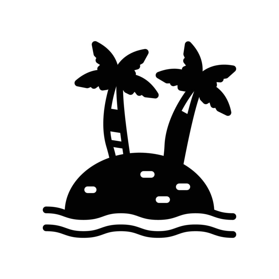 palm beach island vector