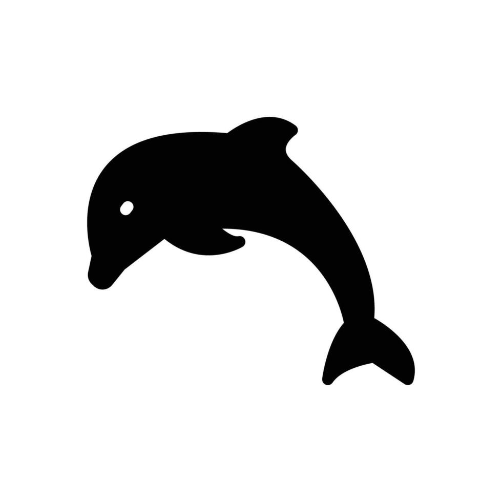dolphin sea icon vector