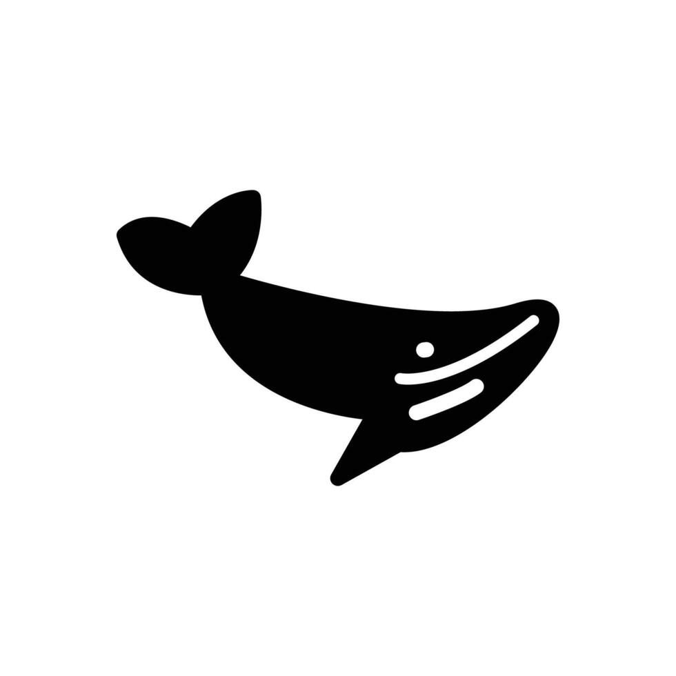 whale ocean animal vector