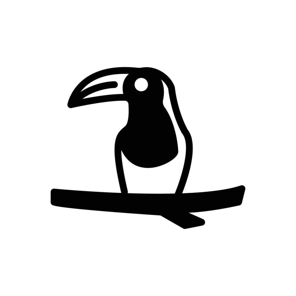 toucan bird icon vector