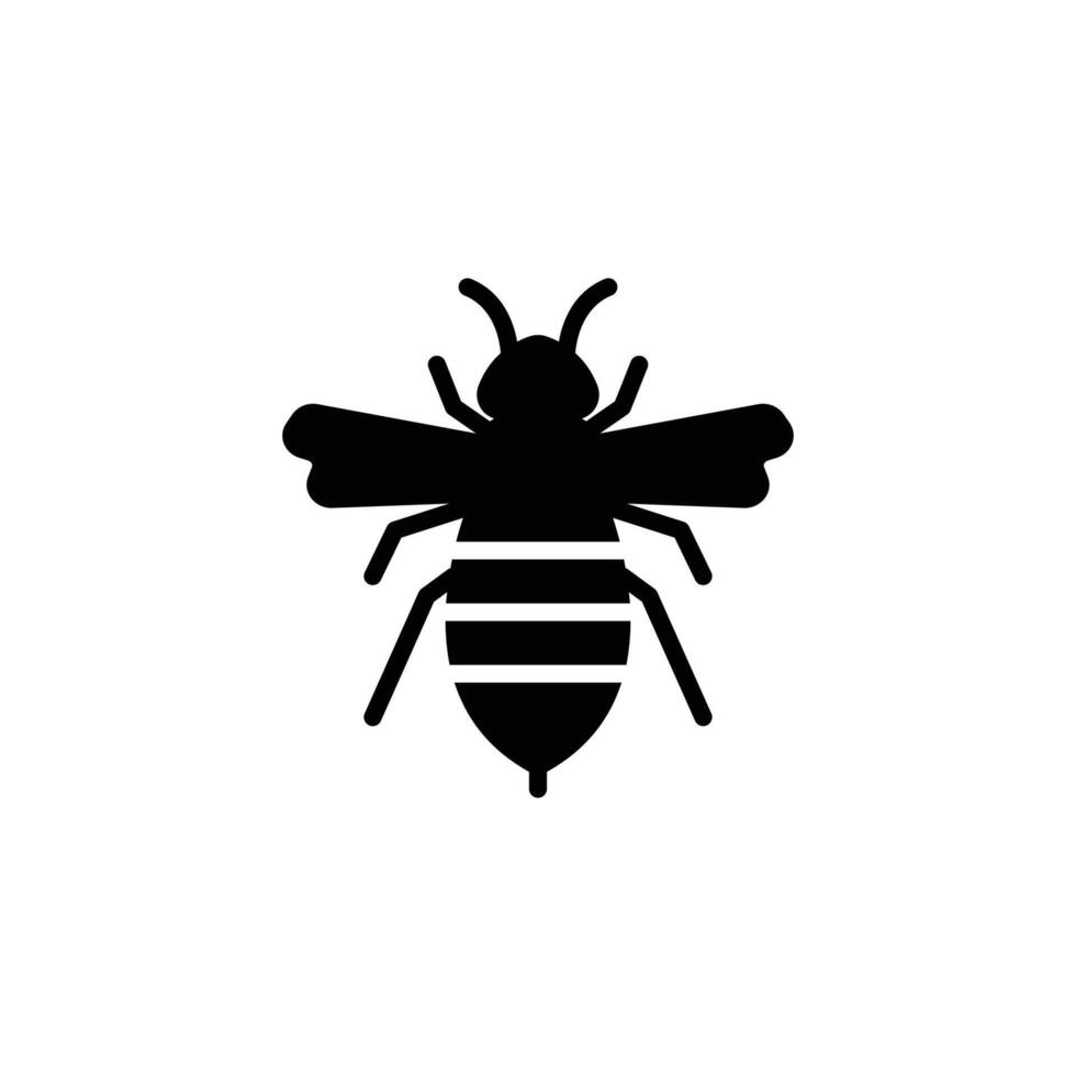bee honey insect animal icon vector