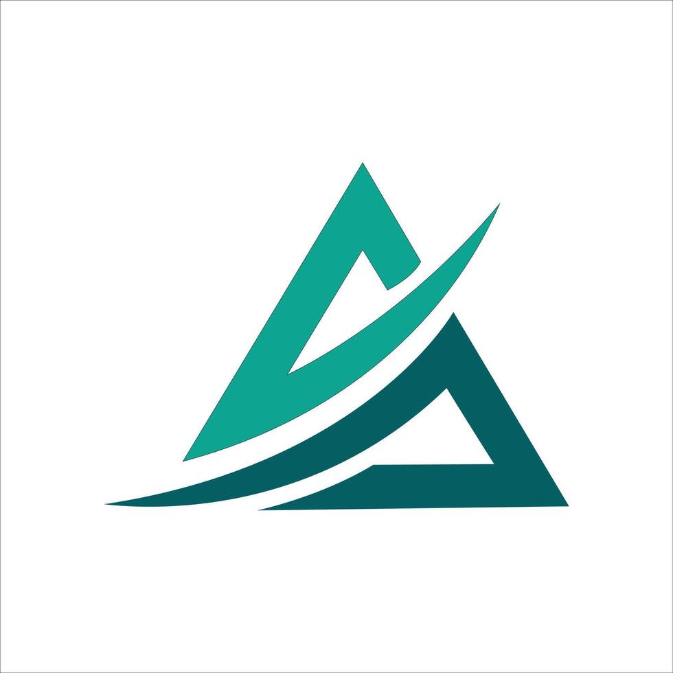 A letter logo vector
