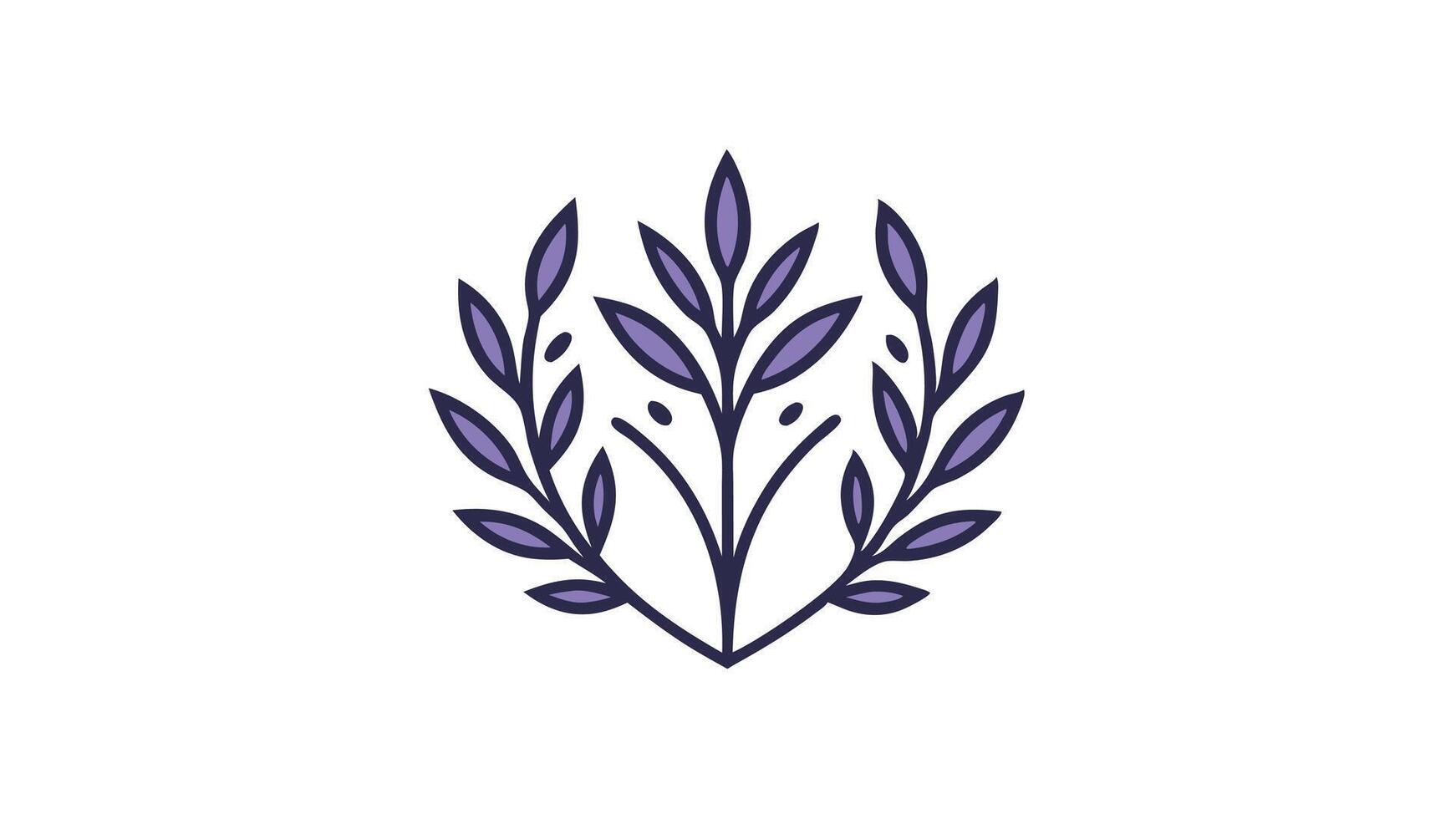 Laurel Wreath, Emblem Floral Branch Flat Style vector