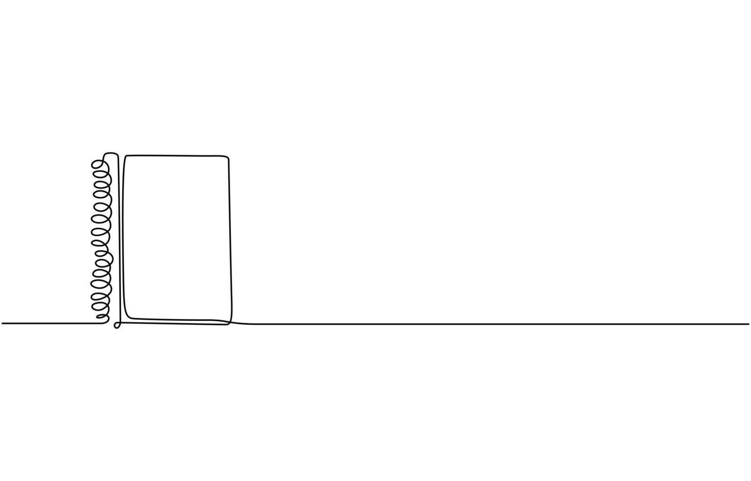 Abstract open book as line drawing on white background. Pro vector