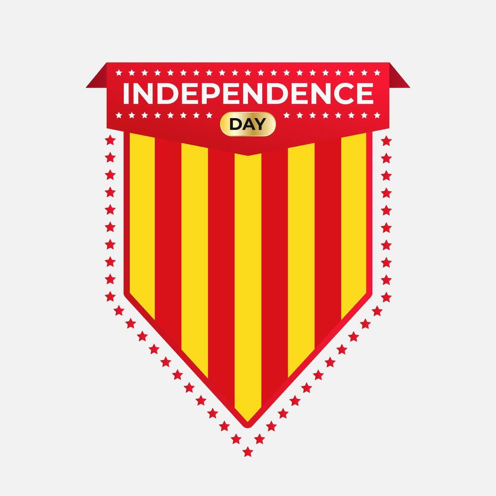 Catalonia Independence Day Banner Design vector