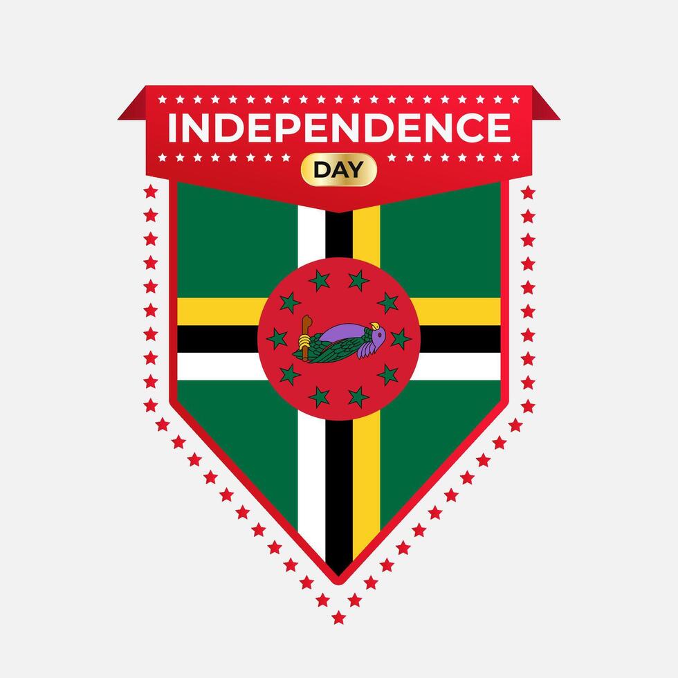 Dominica Independence Day Banner Design vector