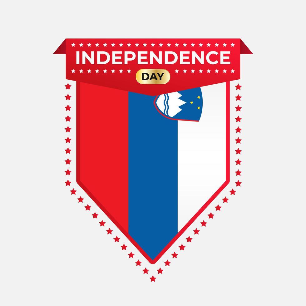 Slovenia Independence Day Banner Design vector