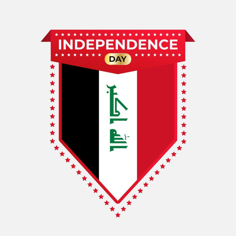 Iraq Independence Day Banner Design vector