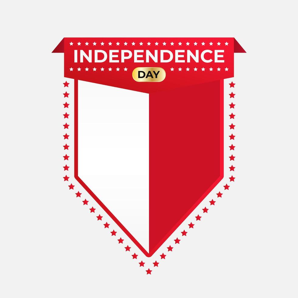 Monaco Independence Day Banner Design vector
